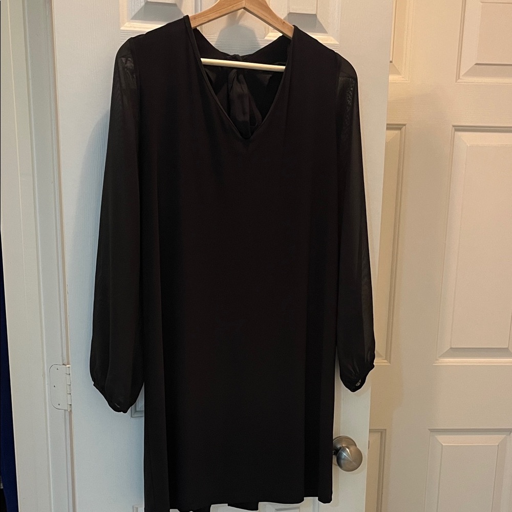 Soho Classic Black Long Sleeve Dress